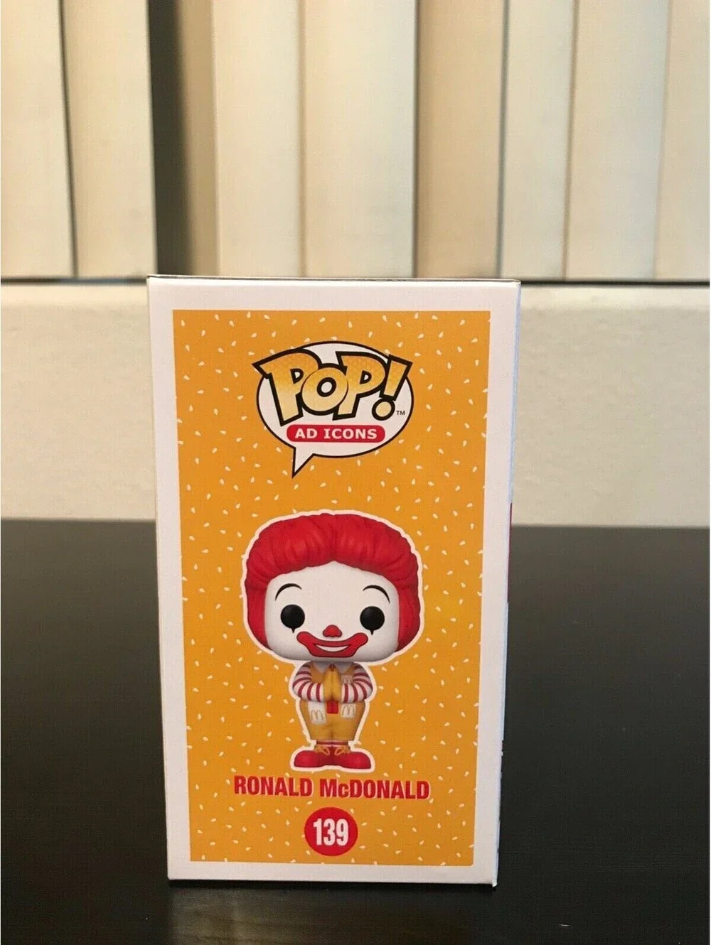 THAILAND EXCLUSIVE Ronald McDonald Funko Pop Ad Icons #139 McDonald's Clown Food